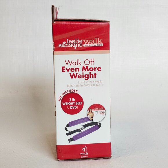 AMAZING Leslie Sansone Walking DVD Box Set BNIP RETRO Fitness WITH Belt and DVD - Picture 4 of 8